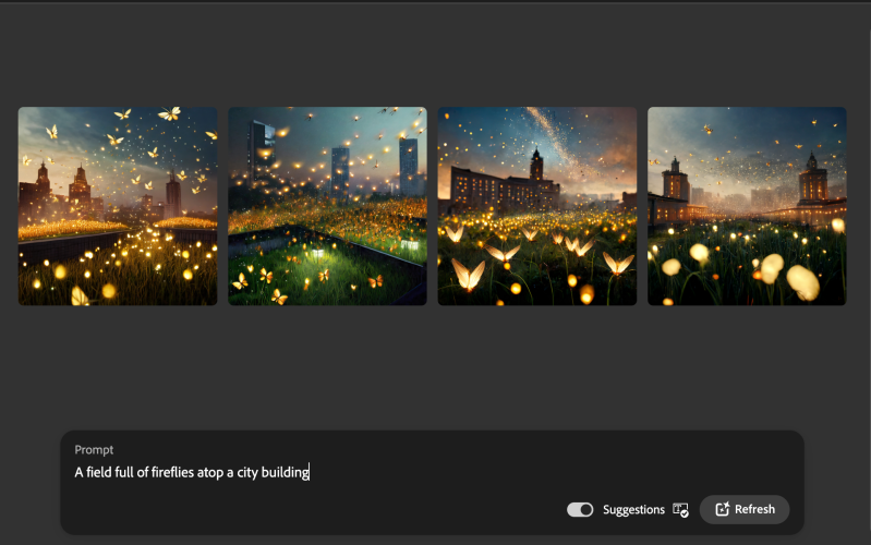 Adobe Firefly 2 screenshot