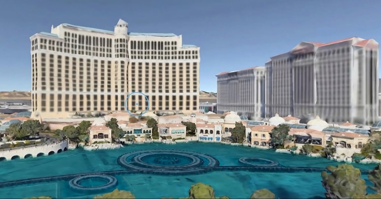 Virtual Las Vegas created in Agora World. 