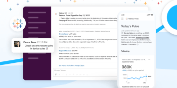 Salesforce Tableau looks beyond business intelligence dashboards with AI-powered Pulse
