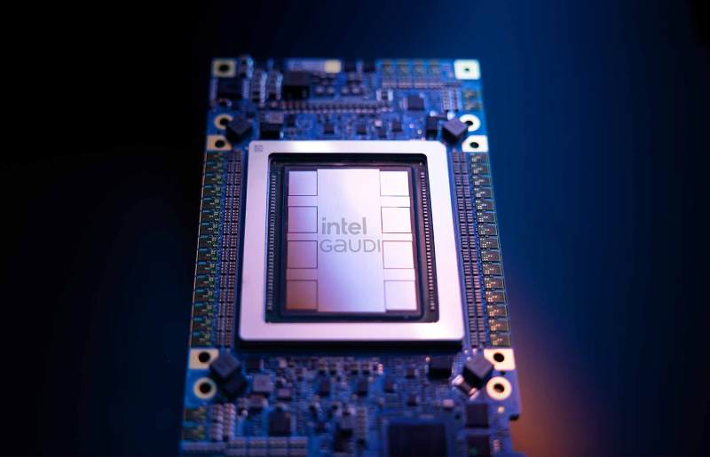 Intel's Gaudi 3 AI Accelerator. Photo credit: Intel