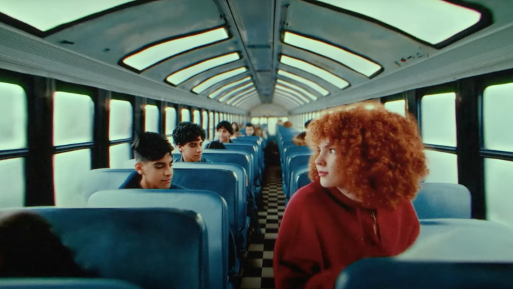 Screenshot from Washed Out music video for The Hardest Part single