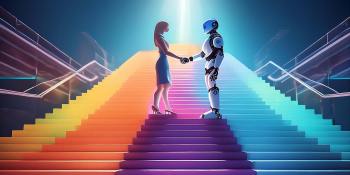 The five-stage journey organizations take to achieve AI maturity