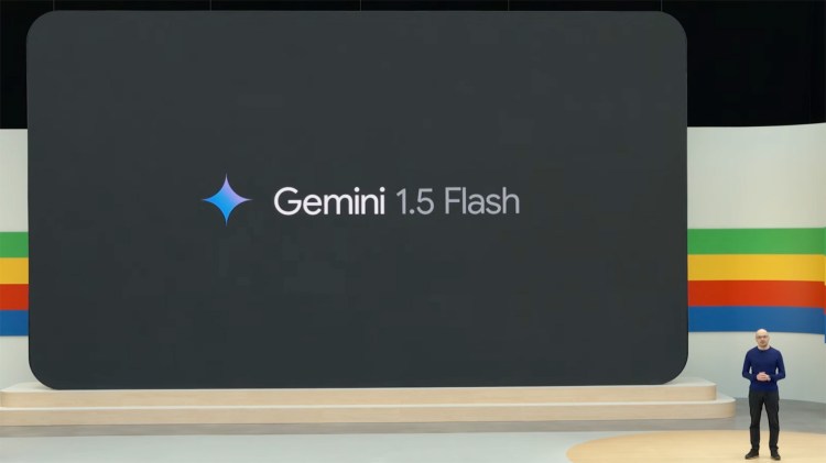 Sir Demis Hassabis introduces Gemini 1.5 Flash. Image credit: Screenshot