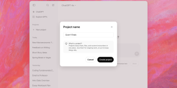 OpenAI launches ChatGPT Projects, letting you organize files, chats in groups
