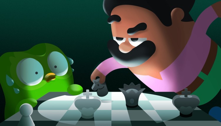 Duolingo is teaching folks how to play chess.